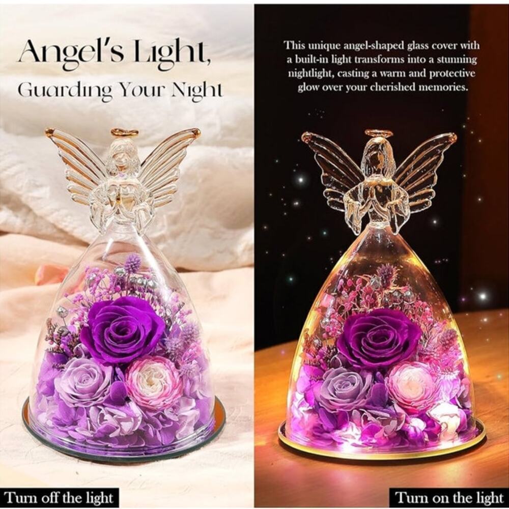 Angel Roses Gift For Her Brand New - Picture 4 of 5